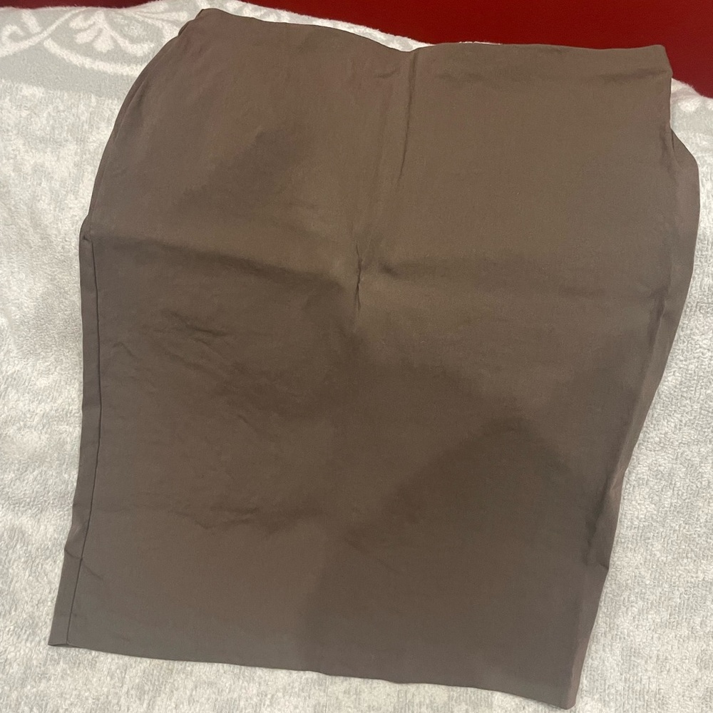 Brown Pencil Skirt